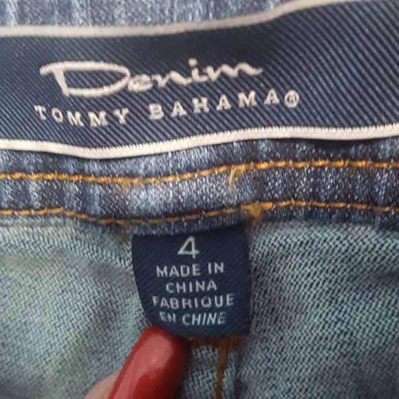 Tommy Bahama Bootcut Jeans Heritage Wash Sz 4 - Picture 5 of 8